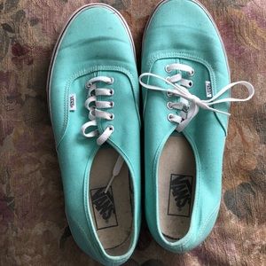 Teal vans